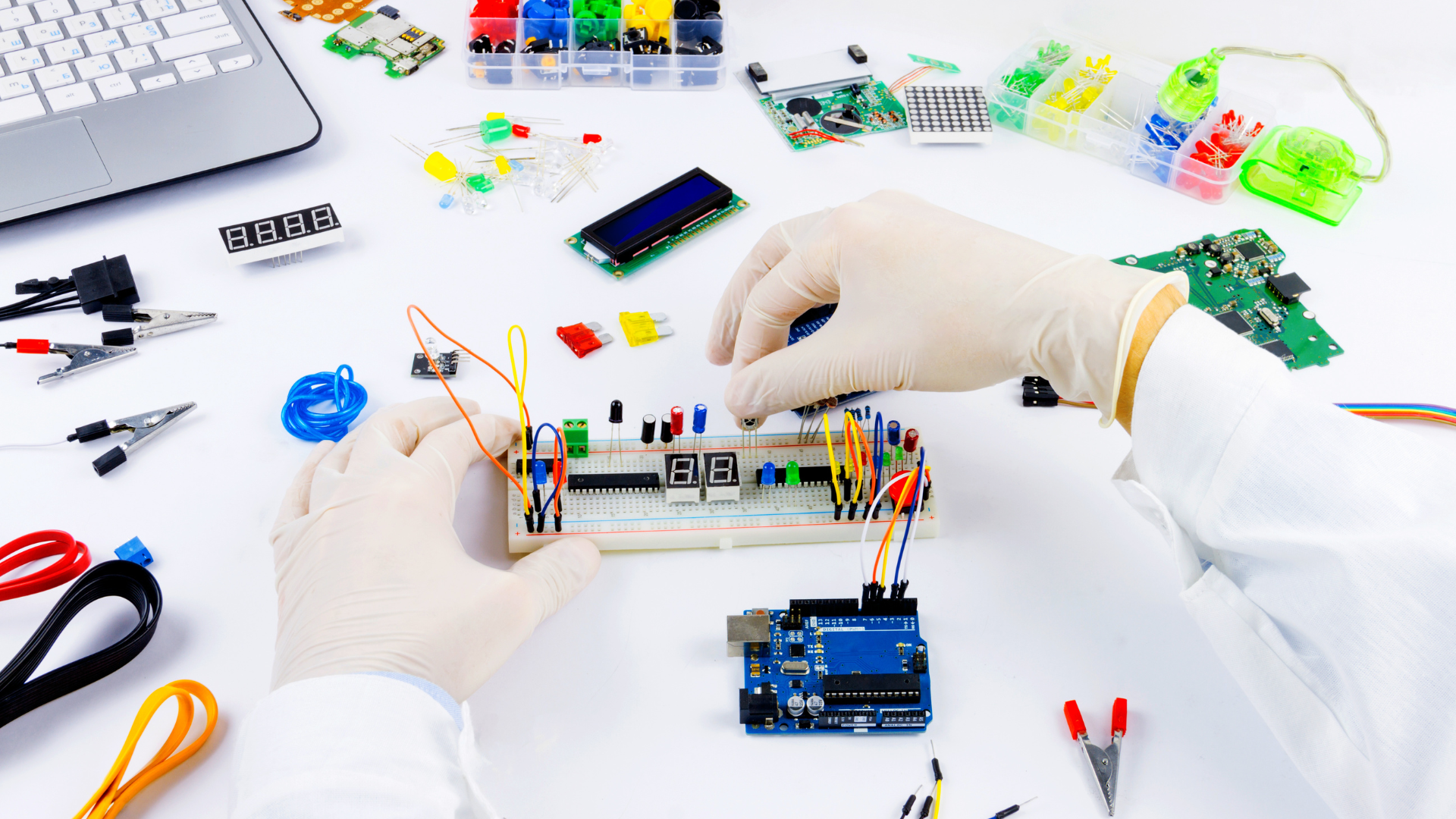 IoT devices, sensors, microcontrollers